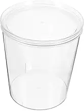HOMOBABE Large Capacity Rice Container Kitchen Storage Organization Airtight Lid Pet Material Rice Storage Bucket