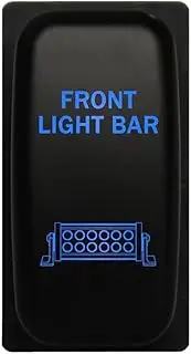 12V FRONT LIGHT BAR Push Button Switch LED Blue On-Off for Mitsubishi Pajero Triton ML MN Challenger Eclipse Galant Endeavor and more