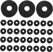 Didiseaon 100 Pcs Black Plastic Tube Clamp Caps for Wheelchair Accessories Durable Cover Plugs for Enhanced Stability Easy Installation Duckbill Design for Seniors Mobility