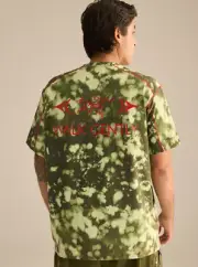 Walk Gently Copal TShirt tee arcteryx Medium size Moss / Salmon Berry Red new