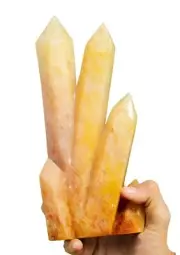 Stunning Golden Quartz Points Crystal Healing Reiki Stone Gift Cluster 1495g