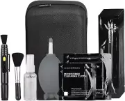 Deluxe Essentials DSLR Camera Cleaning Kit with 10 APS-C Cleaning Swabs, S