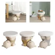 Bear Statue Side Table, Storage Tray Nightstand End Table