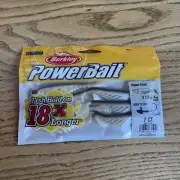 Berkley PowerBait Ripple Shad Soft Bait #1289904-SMLT- 3 1/2” 7ct. Jighead NEW!