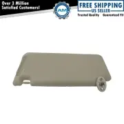 OEM Tan Cloth Sun Visor with Integrated Mirror & Extension RH for Toyota Pickup