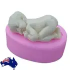 3D Baby Shower Cake Fondant Molds Silicone Mold Soap Candle Moulds Sugar Tool