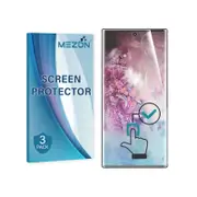 3 Pack MEZON Samsung Galaxy Note 10+ Hydrogel Film Clear Screen Protectors