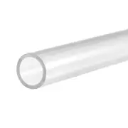 PVC Rigid Round Pipe 20mm ID 25mm OD 0.3 m Transparent High Transparency