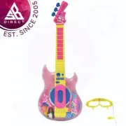 Lexibook K260BB Barbie Electronic Guitar and Glasses with Mic│Pink/Yellow│3y+