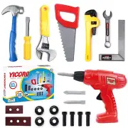 Tool Set â€“ 20 PCS Tool Set with Toy Drill Pretend Play Toys Toy Tools for A