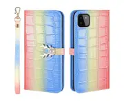 For Samsung Galaxy A22 5G Cover Wallet (Not for 4G) - Blue