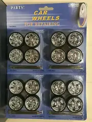 1:18 Scale Diecast Wheels + tyres + axles Billet rims Car Models 2006A Biante