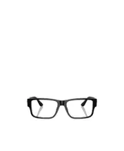 Logo square flat mirror 57 Black