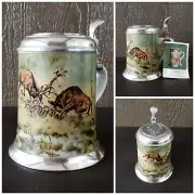 Vintage Kaiser Porzellan 1980s Hannes Liederley Beer Stein Collectible Tankard
