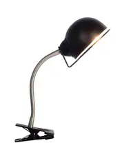 Peggy 1 Light Clip-on Task Lamp in Black
