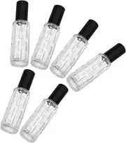 Elegant 15ml Glass Perfume Bottles with Aluminum Lid Refillable Travel Size Cologne Sprayers Leakproof Atomizer Containers for Essential Oils