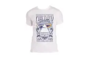 Pink Floyd Unisex Adult Carnegie Hall Poster T-Shirt (White) (XL)