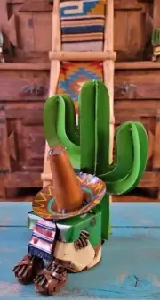 Metal Art Siesta Multicolor Sculpture Home Garden Decor