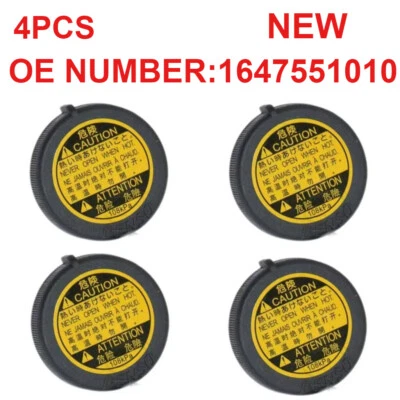 4PCS Radiator Coolant Overflow Recovery Tank Cap For Toyota Avalon Lexus- (for: Lexus)