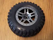 Fit Traxxas 1/10 Ultimate Slash 4x4 BF Goodrich S1 Tire & Black Chrome Wheel (1)