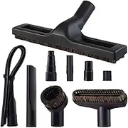 9-Piece Universal Accessories Cleaning Set, Vacuum Attachment/Brush/Crevice Tool, for 32 mm and 35 mm Standard Hoses
