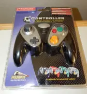 New Pelican Nintendo GameCube G3 Black Controller Factory Sealed