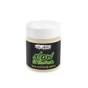 Glow In The Dark 45ml Global Colours Body Art Face Paint Professional Makeup