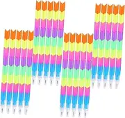 GRADENEVE Practical Kids Pencils 20pcs Stacking Pencils Set Bright Colors for Creative Writing