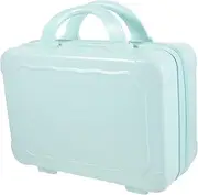 [CRILSTYLEO] Portable Makeup Travel Case Versatile Cosmetic Organizer Suitcase for Women Lightweight Hard Shell Design for Jewelry Stationery Small Items Macaron