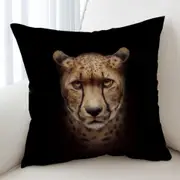 Cool and Fascinating Cheetah Portrait Cushion Cover