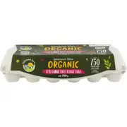 Yallamundi Farm Organic 12 Extra Large Free Range Eggs 700g