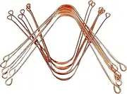 Rastogi Handicrafts Copper Metal Tongue Cleaners For Extreme Adults (Pack-Of-12)