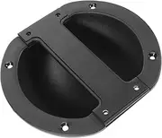 ARTIBETTER Speaker Handle Party Equipment Speaker Grip Pad Record Player Knob Amplifiers Handle Cromcast Device Barn Door Handles Recessed Handle Base Barn Door Knob Sound Bar Plastic Black