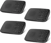 Hosmart UltraSpeak Wireless Full Duplex Two-Way 6 Channel Real-time Intercoms System for Home Business 300 Meter Range (4 Stations)