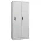 Wardrobe Light Grey Steel