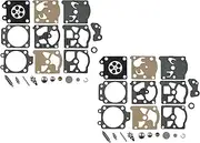 Carburetor Repair/Rebuild Kit Replaces Walbro K20-WAT for Walbro WA WT Series Carburetor Echo Homelite Husqvarna Stihl Chainsaw String Trimmer (Pack of 2)
