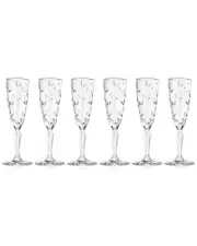 Barski Set of 6 5.4oz Champagne Flutes