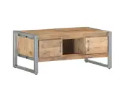 Coffee Table 95X50X40 Cm Rough Mango Wood