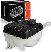 A-Premium Engine Coolant Overflow Recovery Reservoir Tank [with Cap] Compatible with Buick Lucerne & Cadillac DTS, 2006-2011, 4.6L - Front Side