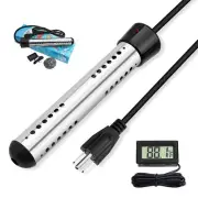 Anti-scalding Bucket Heater, Electric Immersion Water Heater with Digital LCD...