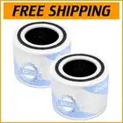 Authentic 2-Pack Air Purifier Filter for Levoit Core300 - Smoke & Odor Removal
