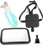 Practical Car Rear Mirror Large Observation Mirror Safe for Driving Simple Installation Stylish Design