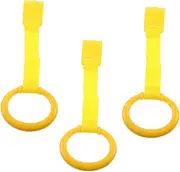 3pcs Children's Playpen Fence Playpen Cribbage Cots for Portable Cots for Sleeping Portable Bed Portable Crib for Yellow Ribbon