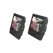 Laser 9 Inch Dual Screen Portable DVD Player Black