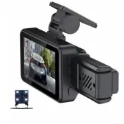 WiFi Dash Cam Car DVR 3 Channel 1080P Car Camera Video Driving Recorder G-sensor