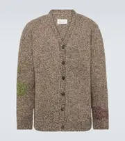 [Maison Margiela] Maison Margiela Wool and alpaca cardigan AU 93 brown
