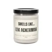 Levi Ackerman Candle Titan Anime Titan Gift Funny Attack on Anime Gifts for Him