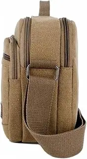 [DEARMAMY] Djustable Crossbody Bag for Men Canvas Shoulder Bag for Men Stylish Satchel Tote Bag Craftsmanship