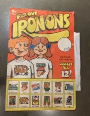 Unused 1975 Topps Far-Out Iron-Ons - KEEP AMERICA CLEAN #1 Original Series
