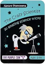 The Crazy Scientist 20 Amazing Science Tricks Nature Phenomena Card Game